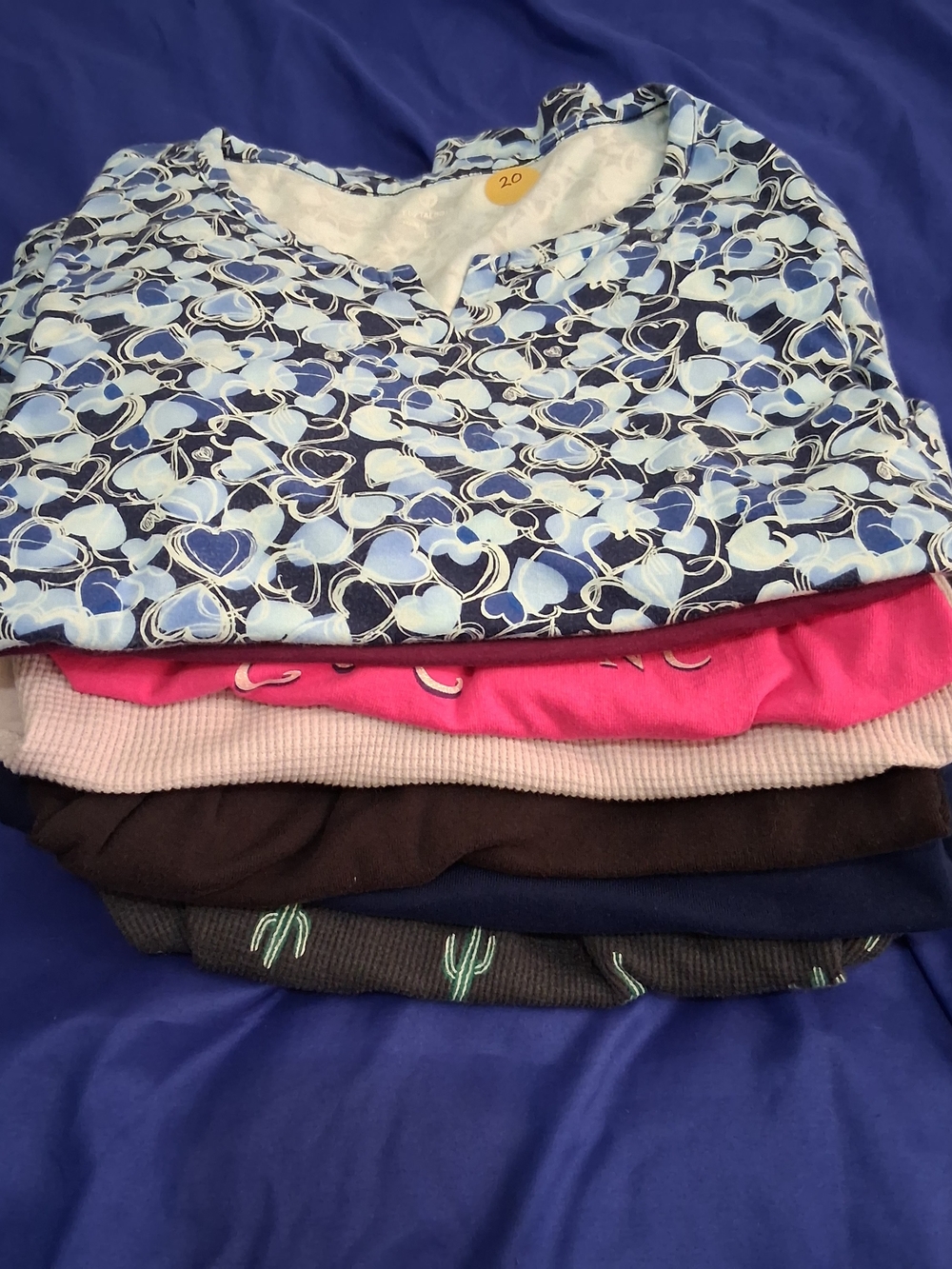 Assorted 7 Women Long Sleeve Shirts Size Fit Large
